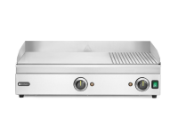 Bakplaat 1/3 geribbeld, HENDI, Kitchen Line, 220-240V/3500W, 697x474x(H)241mm