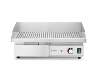 Bakplaat geribbeld, HENDI, Budget Line, 220-240V/3000W, 550x430x(H)240mm