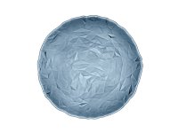 Diamond Onderzetbord Blauw 33 Cm 