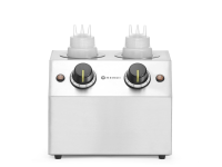 Sauswarmer dubbel, HENDI, 1,3L, 220-240V/400W, 270x223x(H)282mm