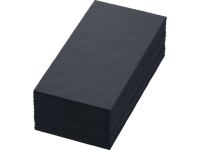 Bio Dunisoft® servet 40 x 40 cm zwart Duni 360 St/Doos (6 x 60 St) 1/8vouw