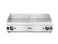 Bakplaat 1/3 geribbeld, HENDI, Profi Line, 2/3 glad, 1/3 geribd, 230V/3500W, 697x474x(H)241mm