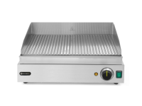 Bakplaat geribbeld, HENDI, Profi Line, geheel geribd, 230V/2400W, 527x404x(H)233mm