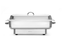 Chafing dish elektrisch Pollina, HENDI, Profi Line, 9L, Zilver, 230V/900W, 587x440x(H)273mm