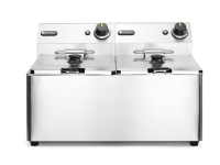 Friteuse Kitchen Line - 2x 8L, HENDI, Kitchen Line, 16L, 230V/7000W, 542x430x(H)351mm