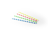 RIETJES PAPIER 23X0.6CM STREEP ASSORTI KLEUR ZAK 100STUKS SIER