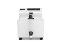 Friteuse Profi Line met aftapkraan digitaal - 8 l, HENDI, Profi Line, 8L, 230V/3500W, 305x515x(H)345mm