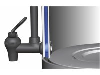 Warme dranken ketel dubbelwandig