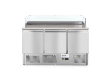 Pizzawerkbank met 3 deuren 380L