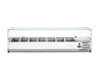 Opzetkoelvitrine GN 1/3, Arktic, 7x GN 1/3, 230V/180W, 1605x420x(H)460mm