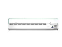 Opzetkoelvitrine GN 1/3, Arktic, 9x GN 1/3, 230V/180W, 2005x420x(H)456mm