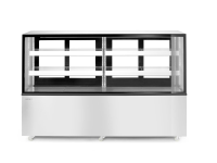 Koelvitrine met 2 schappen, Arktic, 610L, 230V/500W, 1824x677x(H)1230mm