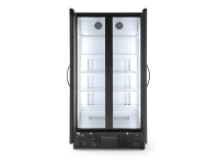 Backbar koelkast met dubbele deuren, Arktic, 384L, Zwart, 220-240V/365W, 900x530x(H)1820mm