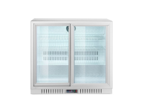 Backbar koelkast met 2 schuifdeuren, Arktic, 150L, Zilver, 220-240V/160W, 900x520x(H)840mm