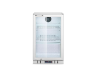 Backbar koelkast met enkele deur, Arktic, 75L, Zilver, 220-240V/120W, 530x500x(H)840mm