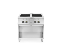 Inductiefornuis met 4 kookplaten, HENDI, 400V/17000W, 800x720x(H)854mm