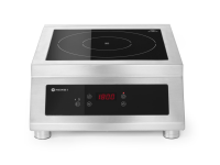 Inductiekookplaat model 5000 D, HENDI, Profi Line, 400V/5000W, 398x525x(H)175mm