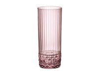 America '20s Lilac Rose Tumbler Set 6 Bormioli Rocco