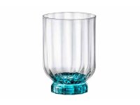 Florian Dof Glas Lichtblauw 37,5cl Set 4 