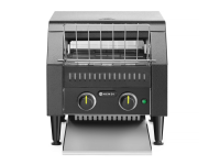 Doorloop broodrooster dubbel, HENDI, Zwart, 230V/2240W, 418x368x(H)415mm