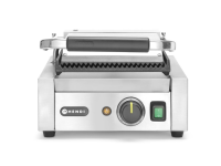 Contactgrill - enkel, HENDI, boven en onder geribd, 230V/1800W, 310x375x(H)216mm