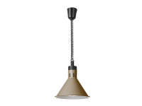 Warmtelamp verstelbaar, conisch, HENDI, Beige, 230V/250W, ⌀275x(H)250mm