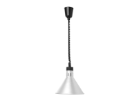 Warmtelamp verstelbaar, conisch, HENDI, Zilver, 230V/250W, ⌀275x(H)250mm