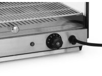 Opzet warmhoudvitrine tweelaags