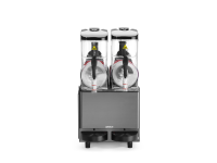 Slush machine 2x12L, Arktic, 24L, Zwart, 220-240V/710W, 415x507x(H)810mm
