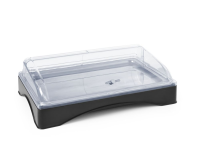 Gekoeld presentatie display met kap - Gastronorm 1/1, HENDI, set, 555x357x(H)175mm