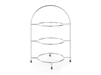 Serveerstandaard voor borden, HENDI, borden max. Ø 275 mm, 290x290x(H)440mm