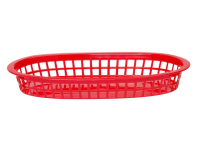 Serveermanden fastfoodstijl, HENDI, Rood, 6 st., 272x175x(H)38mm
