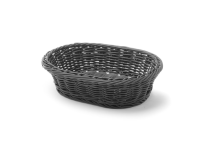 Broodmand ovaal, HENDI, Zwart, 250x190x(H)65mm