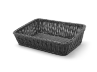 Broodmand rechthoekig, HENDI, Zwart, 400x300x(H)120mm