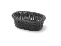 Broodmand ovaal, HENDI, Zwart, 190x120x(H)60mm