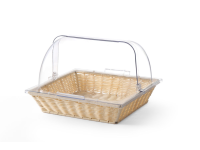 Mandje met roltop kap, HENDI, Mandje + Kap, GN 2/3, 365x335x(H)245mm