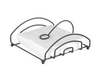 Servettenhouder zwart