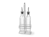 Olie en azijn menage, HENDI, 2x0,237L, 0,47L, 115x60x(H)325mm