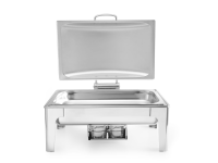 Chafing dish GN 1/1 satin finish, HENDI, Profi Line, 9L, 570x430x(H)290mm