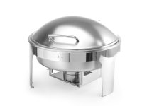 Chafing dish rond satin finish