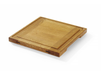 Eiken serveerplank, HENDI, 270x270x(H)20mm