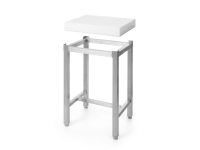 Polyethyleen hakblok met onderstel, HENDI, 505656 + 505670, Wit, 500x400x(H)800mm