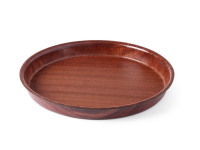 Dienblad woodform, AmerBox, Mahonie, ⌀360x(H)30mm