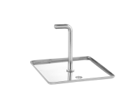 Voedselring en duwer vierkant, HENDI, duwer, 80x80x(H)55mm