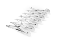 Deegsnijder met 7 wielen, HENDI, 222x80x(H)55mm