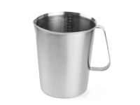 Maatbeker roestvast staal, HENDI, 2L, ⌀140x(H)170mm