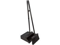 Stofblikset 30 cm met steel zwart Duopan