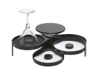 Glas rimmer kunststof zwart