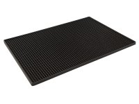 Barmat 45x30 cm zwart rubber