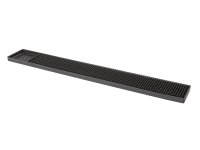 Barmat 60x8 cm zwart rubber